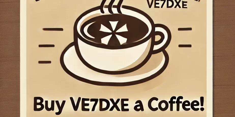 Support Hamshack.ca – Buy VE7DXE a Coffee!