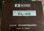 ICOM FL-45 CW Narrow Filter 500hz