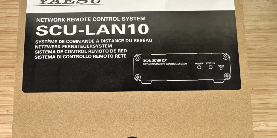 Yaesu SCU-LAN10 remote network rig control