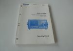 Marconi 2955A and 2955R Radio Communications Test Set Operating Manual