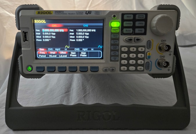 RIGOL DG5072 Waveform Generator – 70MHz, 1GSa/s, 2 Channels