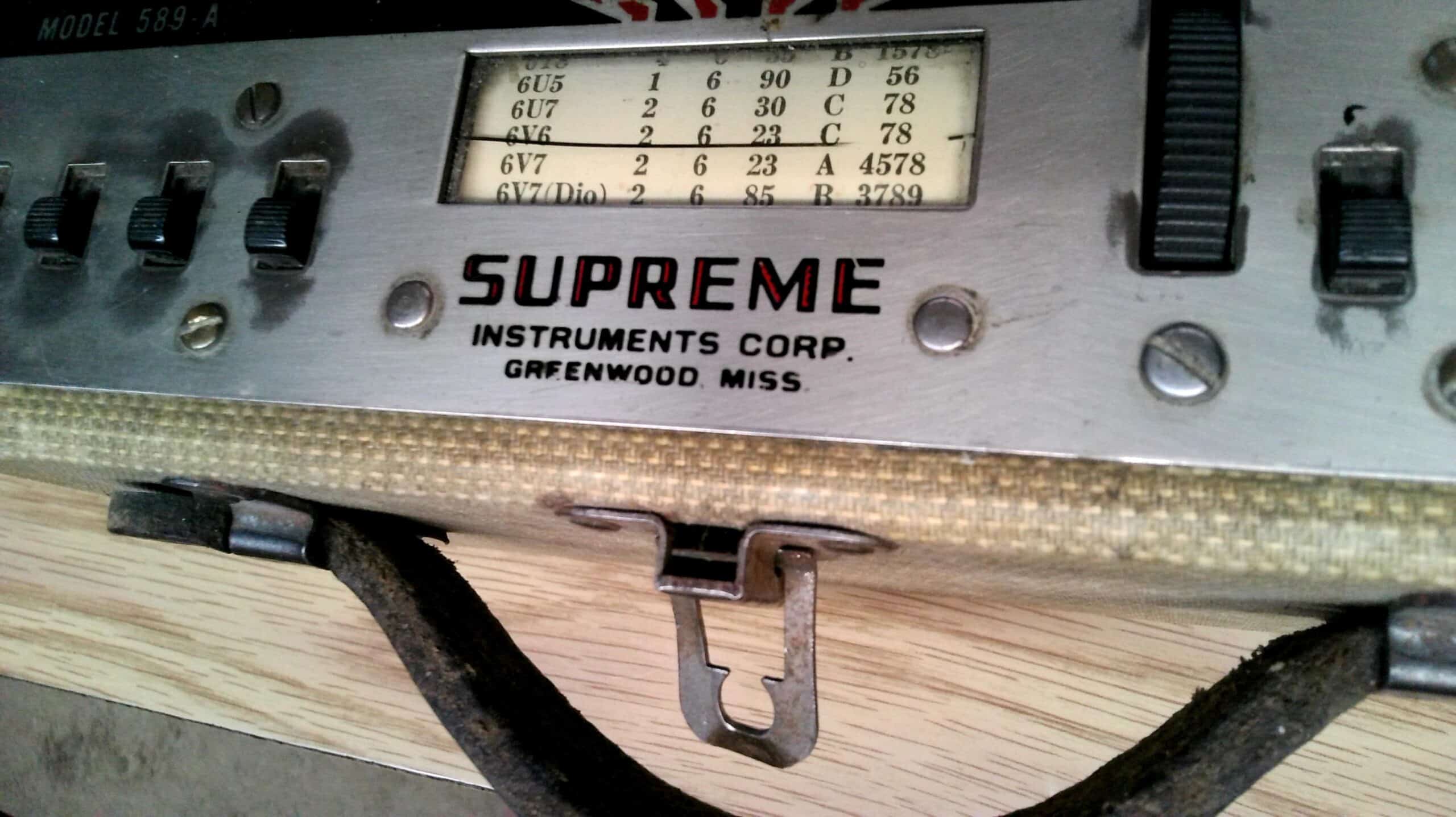 Vintage – Supreme Model 589-A Tube tester