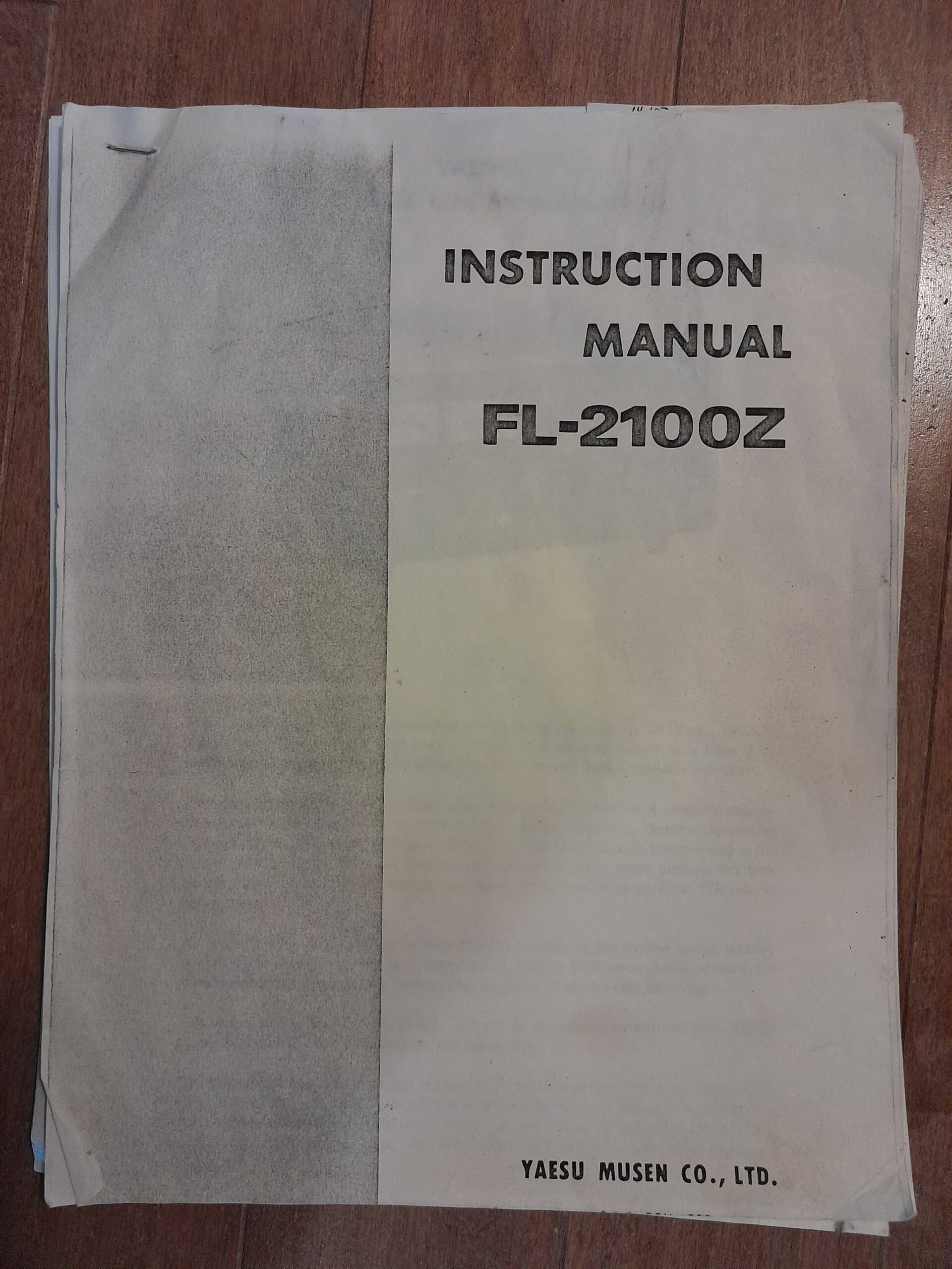 Yaesu FL-2100Z 10-160M including WARC Amplifier