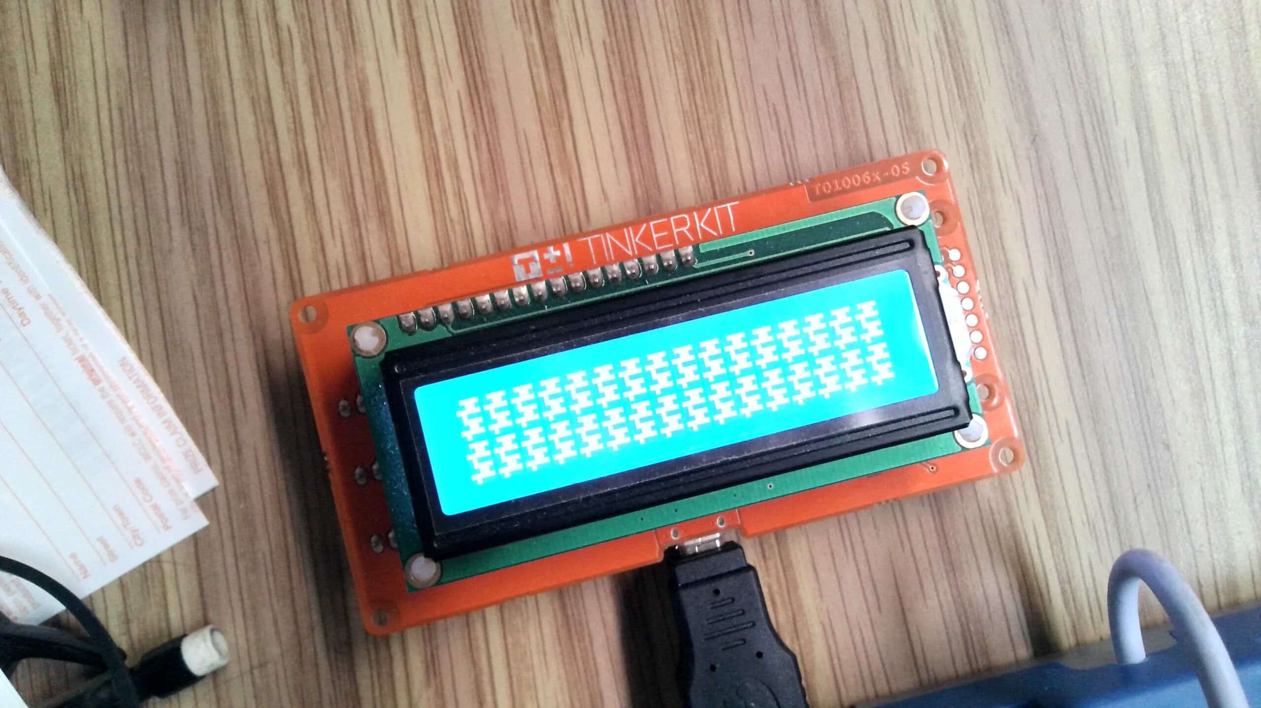 Tinkerkit LCD unit