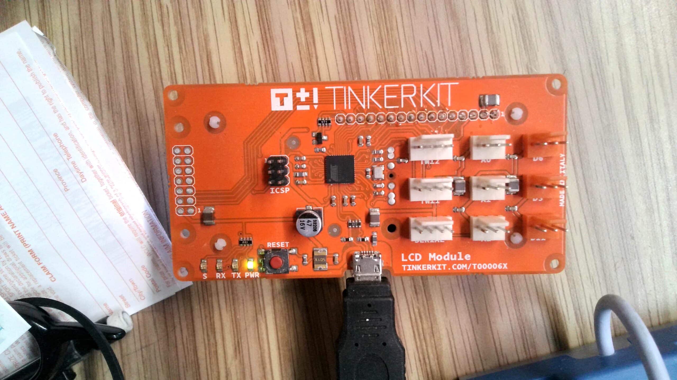 Tinkerkit LCD unit