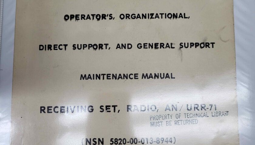 Vintage Military Radio Receiver – R-1518/UR