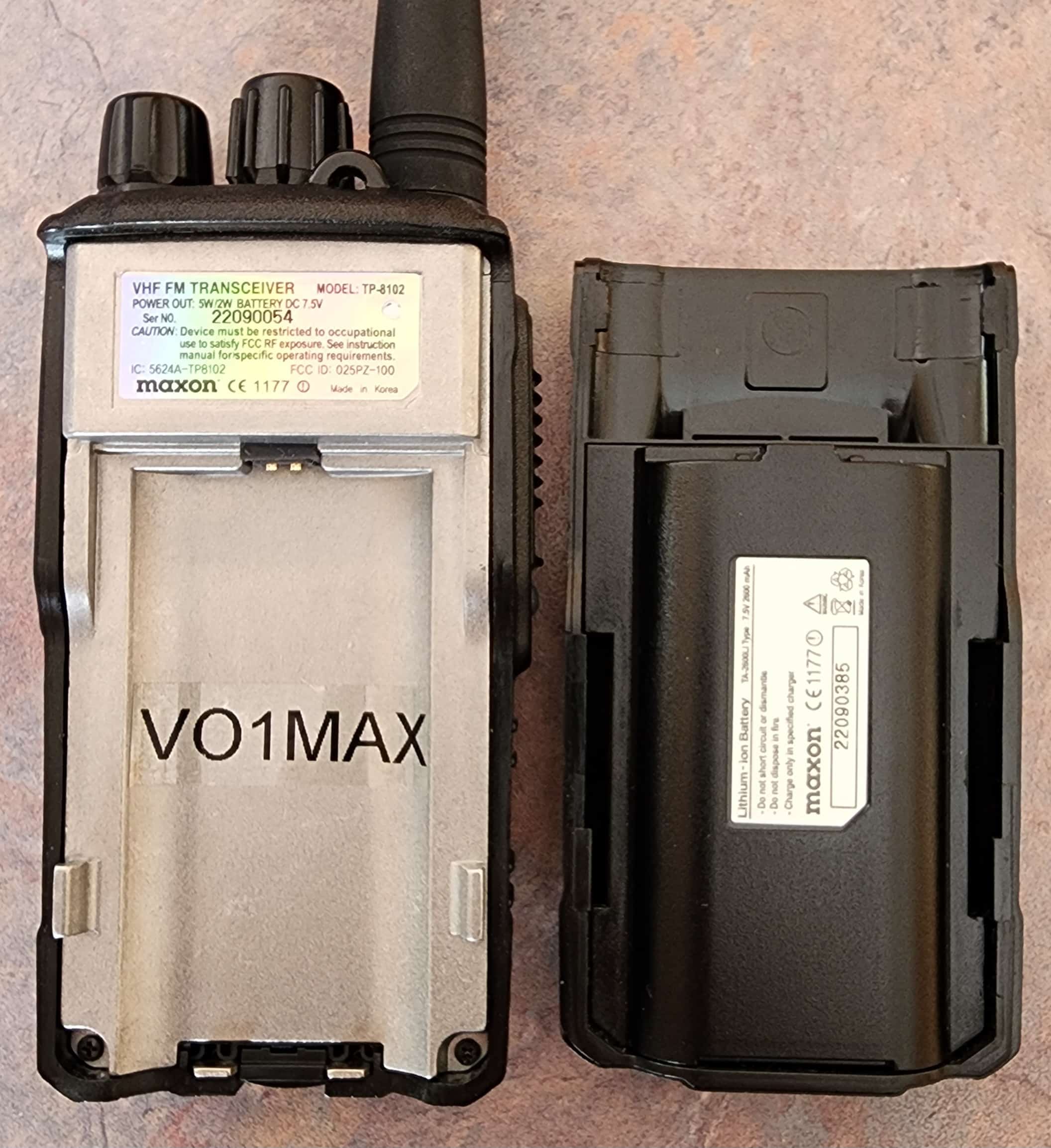 Maxon vhf