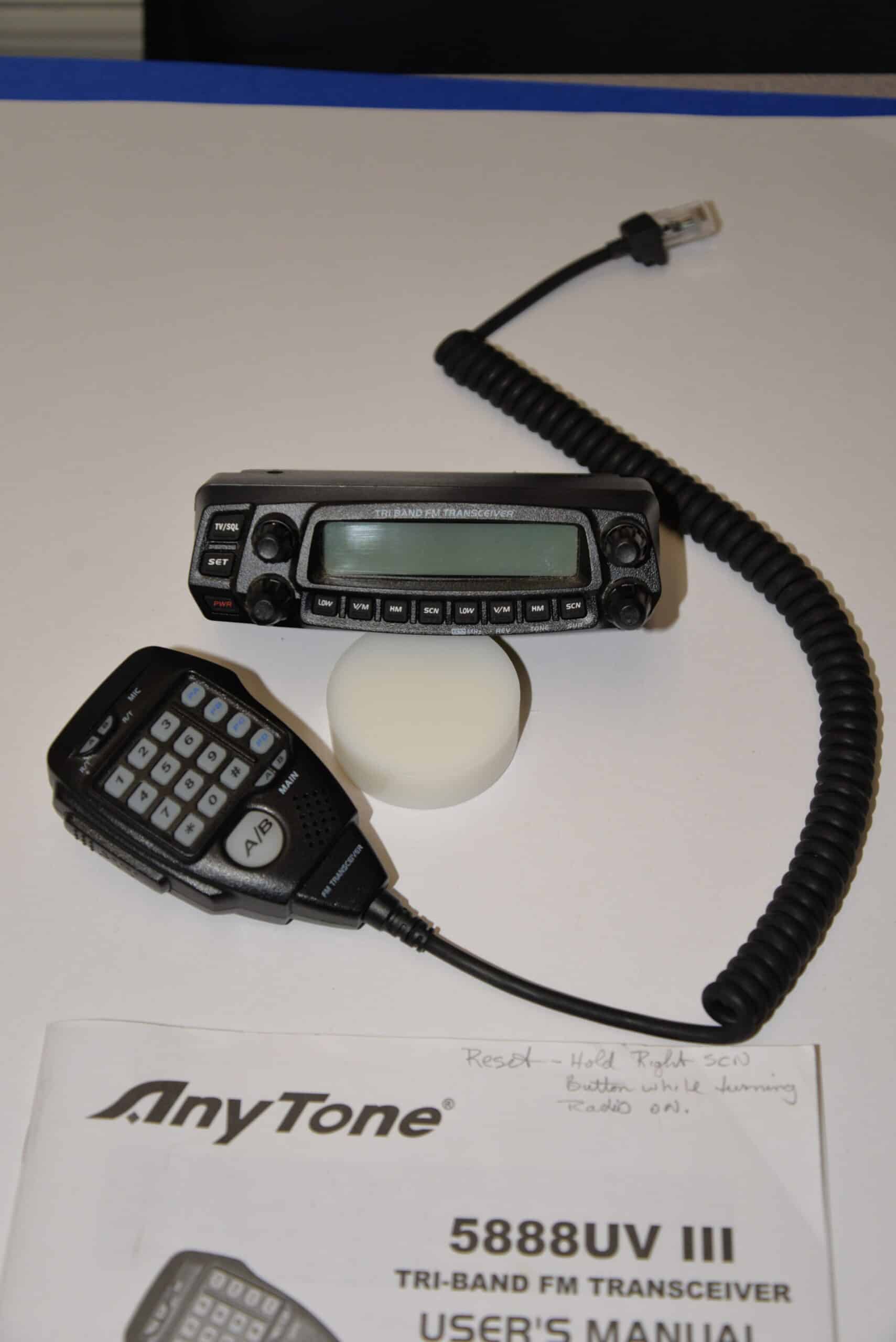 5888UV MKIII Control head and microphone