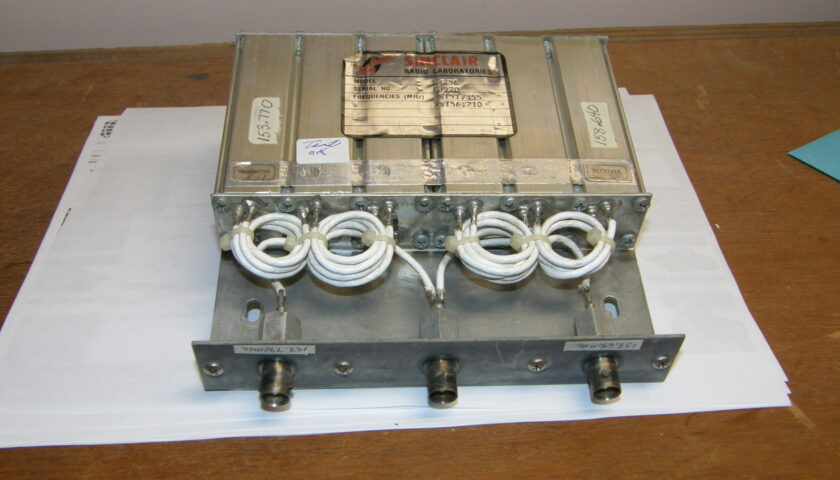 For Sinclair MR-256 mobile duplexer