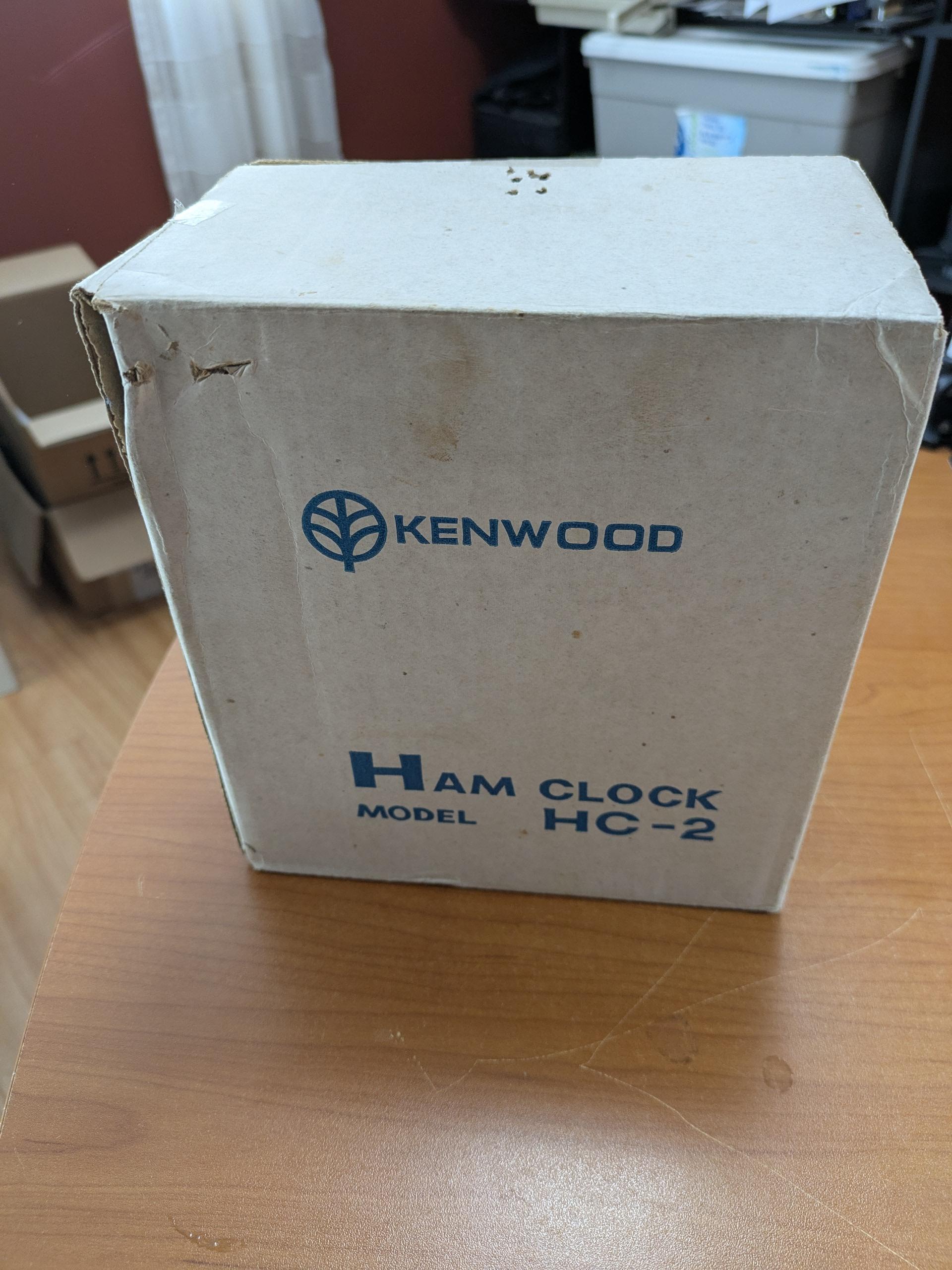 Kenwood HC‑2 Ham Clock – Vintage World Time Desk Clock (1970s) – Working