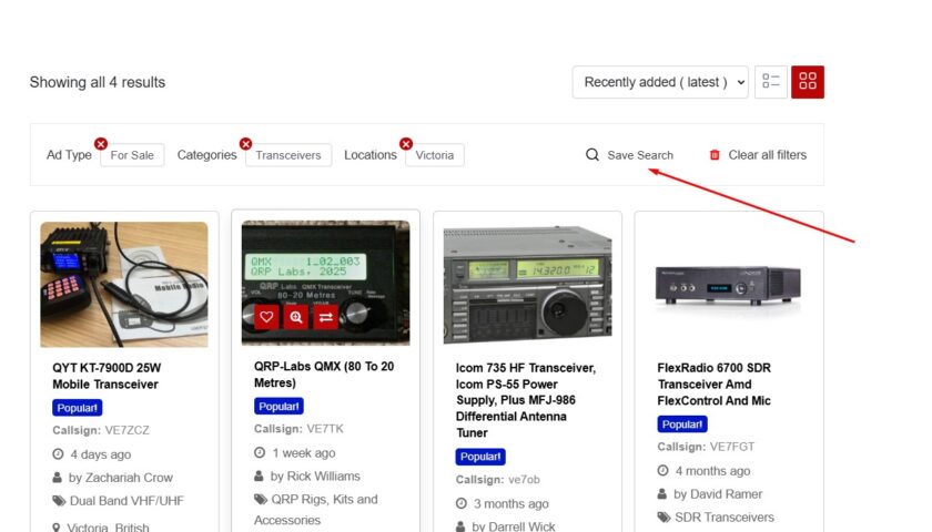 🚀 New on Hamshack.ca – Search Alerts Are Here!