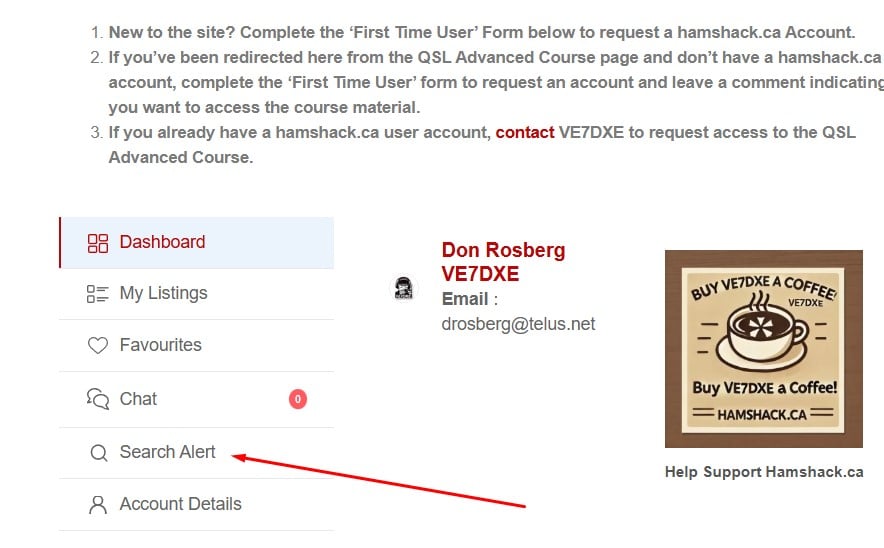🚀 New on Hamshack.ca – Search Alerts Are Here!