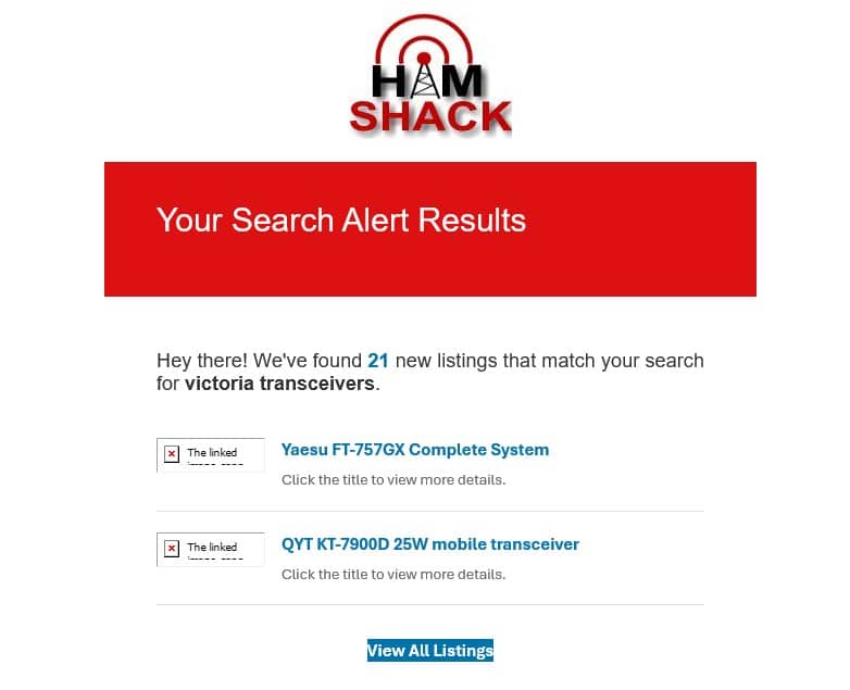 🚀 New on Hamshack.ca – Search Alerts Are Here!