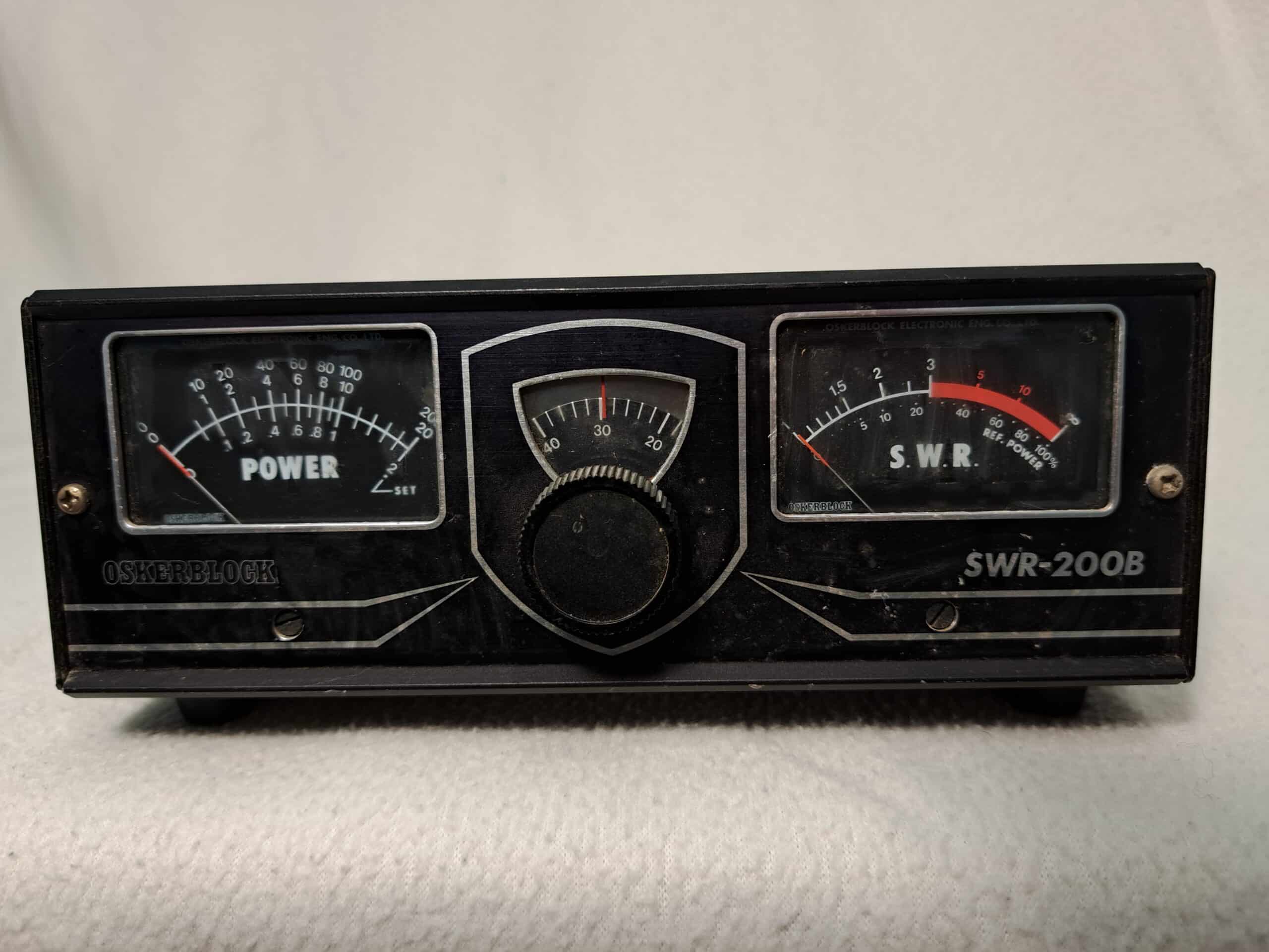 OSKERBLOCK SWR-200B – 50/75 Ohm SWR/Power Meter