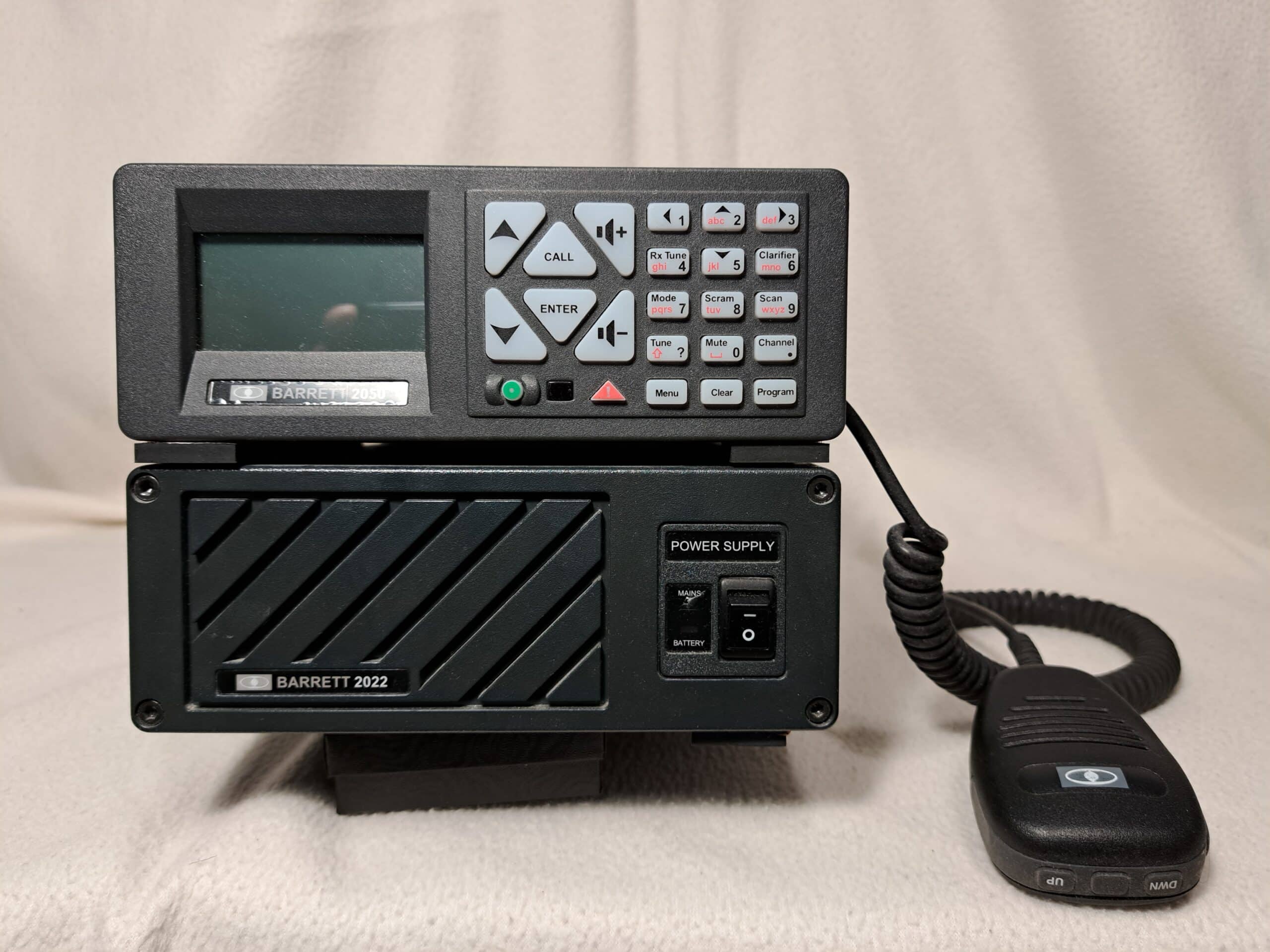 Barrett 2050 125W HF Transceiver c/w AC Power Supply