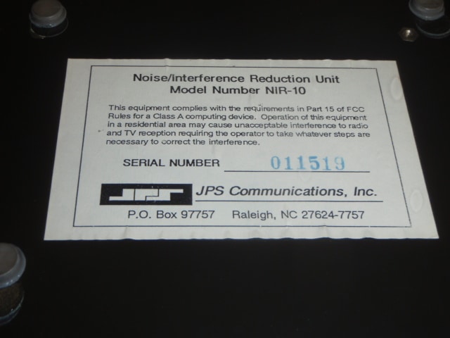 JPS NIR-10 Ham Radio DSP Digital Noise Filter