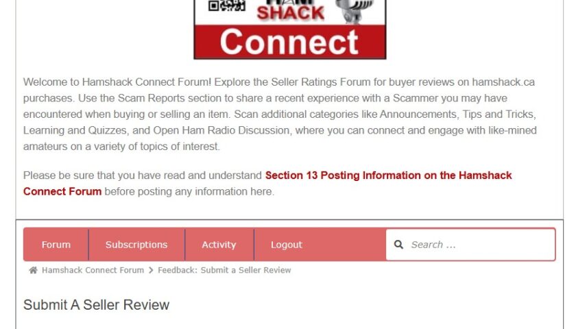 Seller Reviews