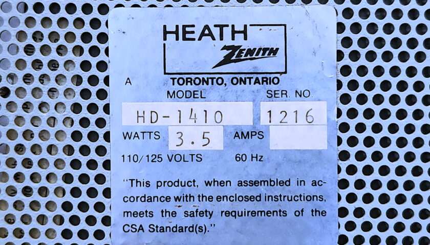 Heathkit HD-1410 Electronic Keyer
