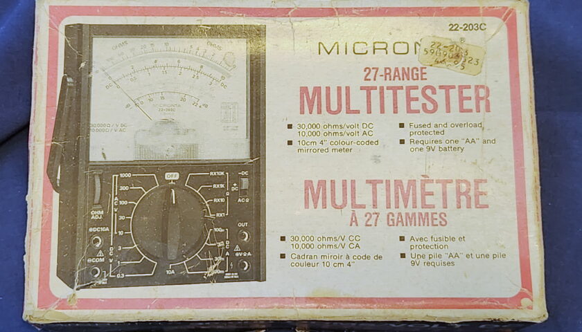 Micronta “Multitester” VOM