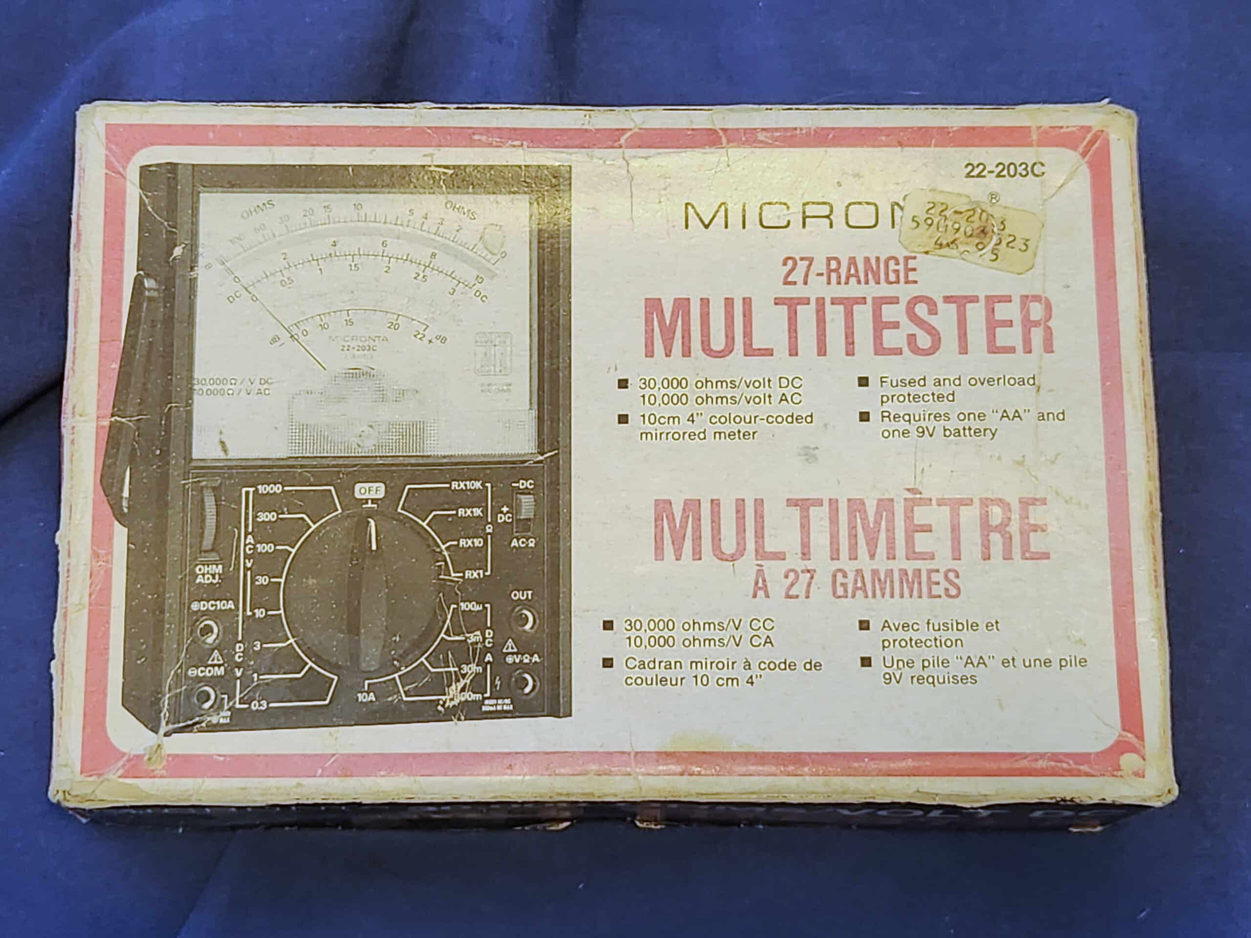 Micronta “Multitester” VOM