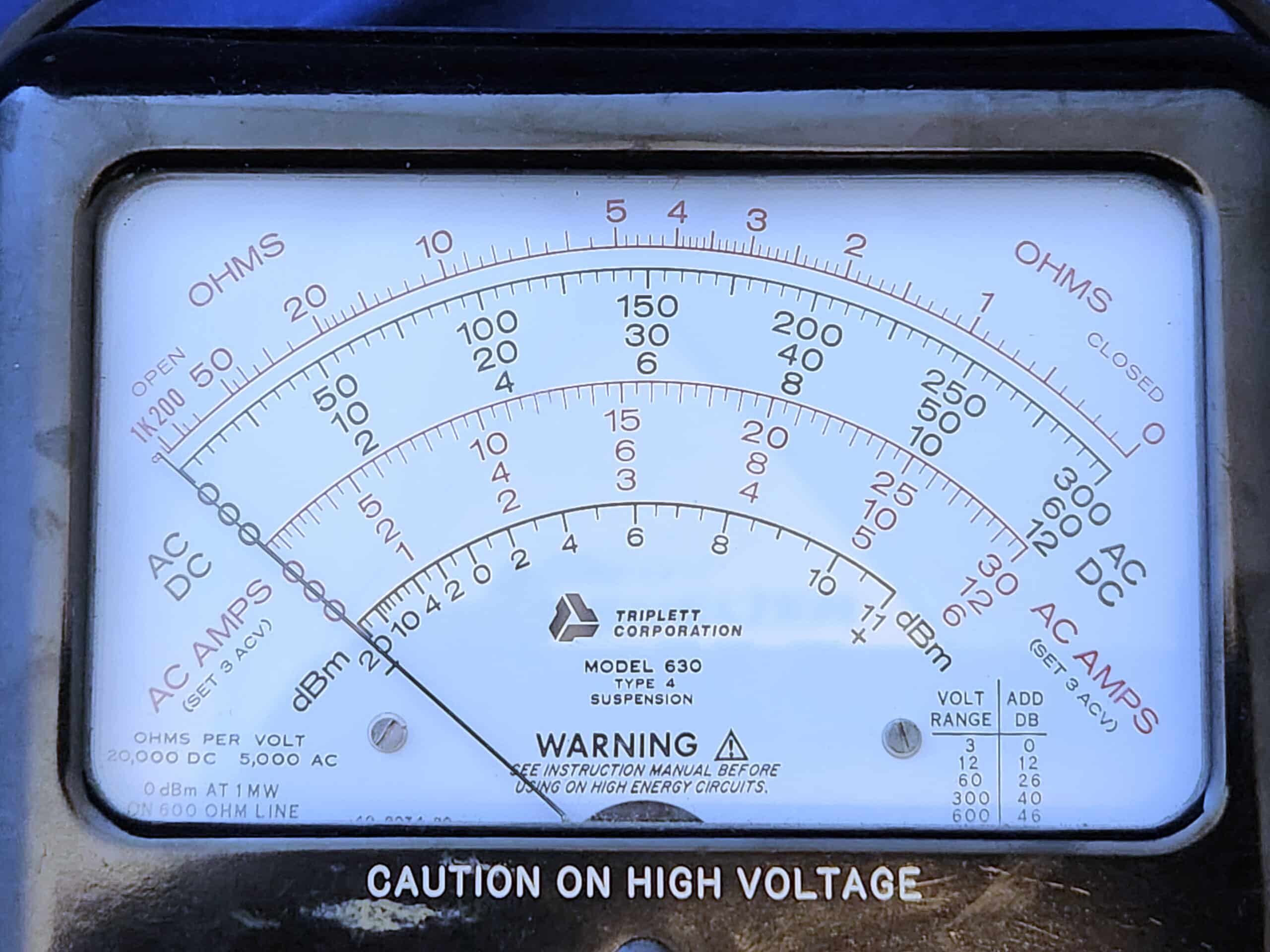 Triplett Model 630 VOM