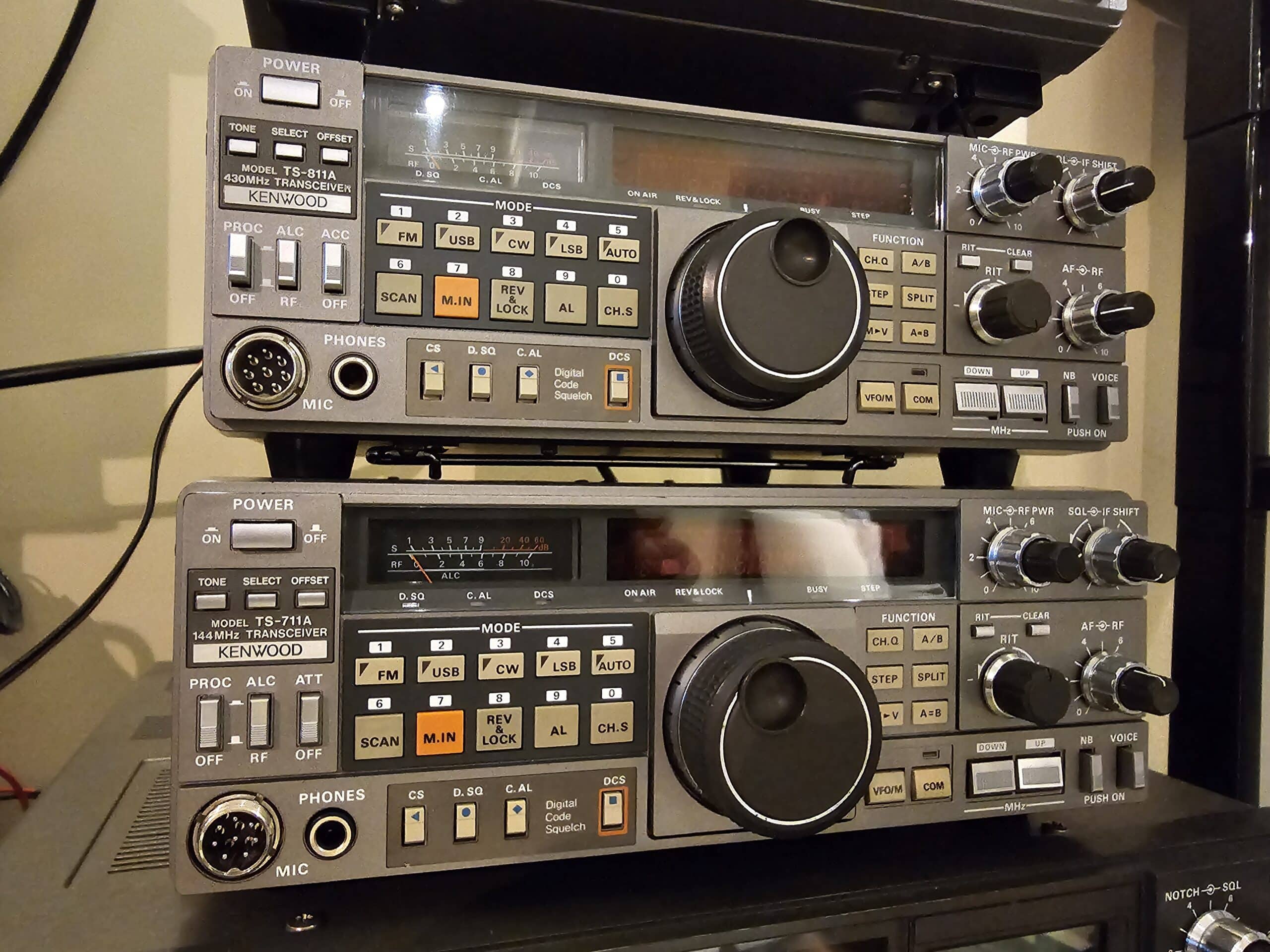 Kenwood Transceivers – TS-440S, TS-711A, TS-811A