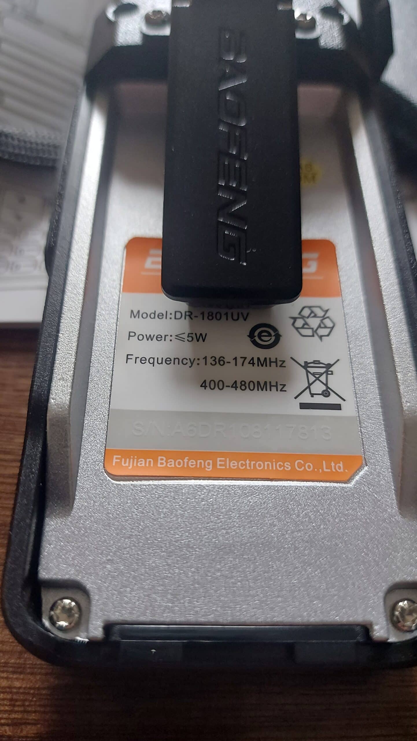 Baofeng DR-1801UV