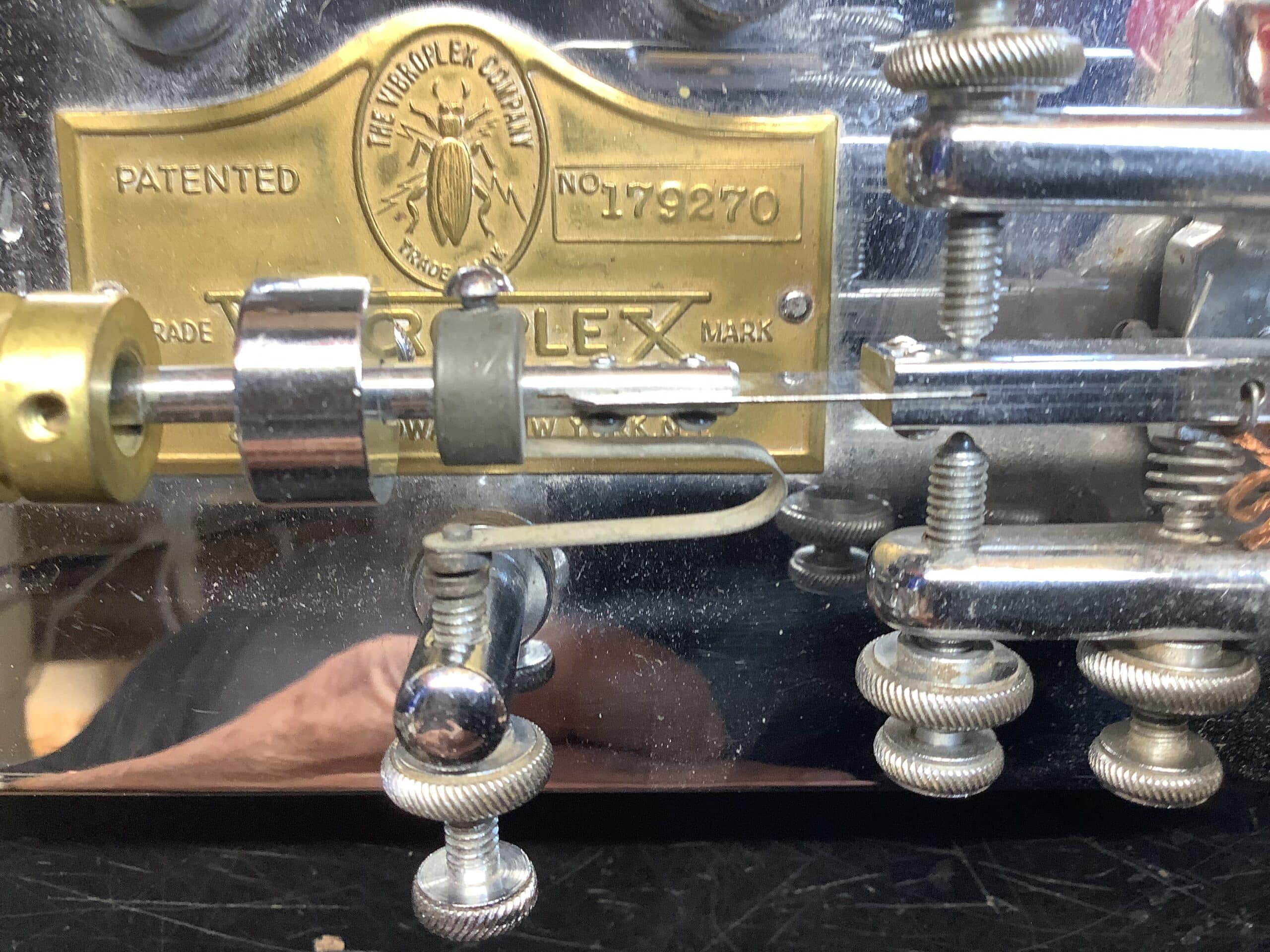 Vibroplex Key Chrome Base 1953