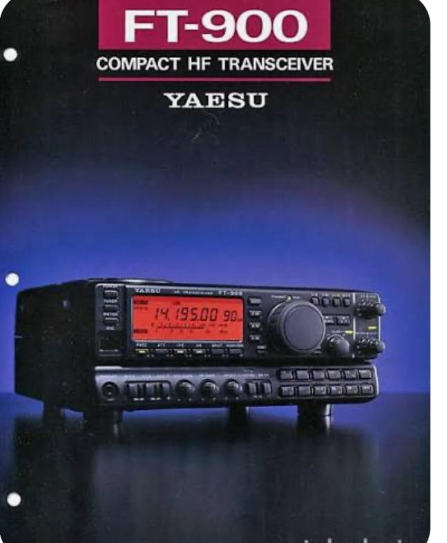 YAESU FT 900 All Mode Compact HF Radio