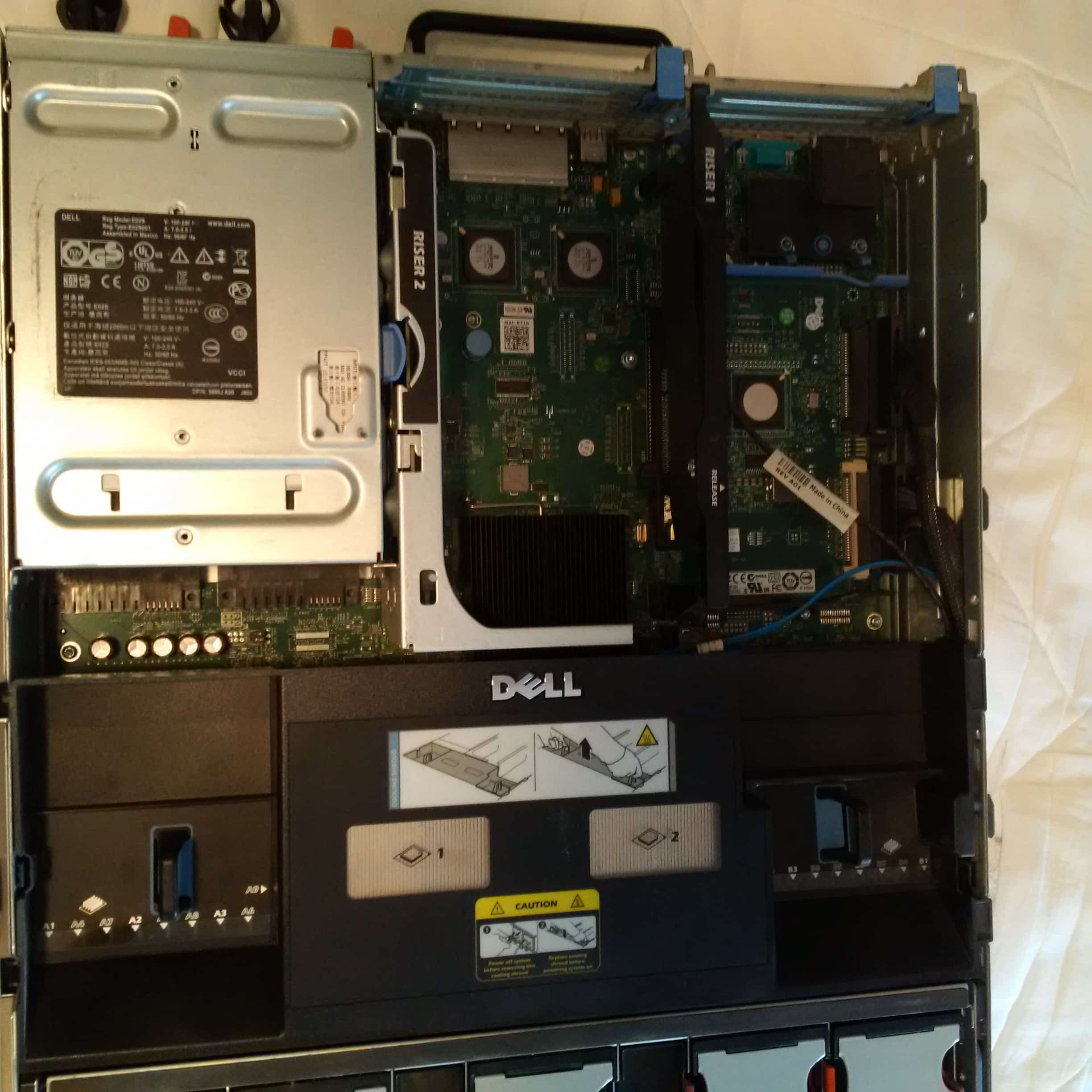 Dell PowerEdge R710 2U Server, Cisco Catalyst 3750G Managed Switch, Rack, Rails, Monitor, Keyboard, CAT5 cables…..