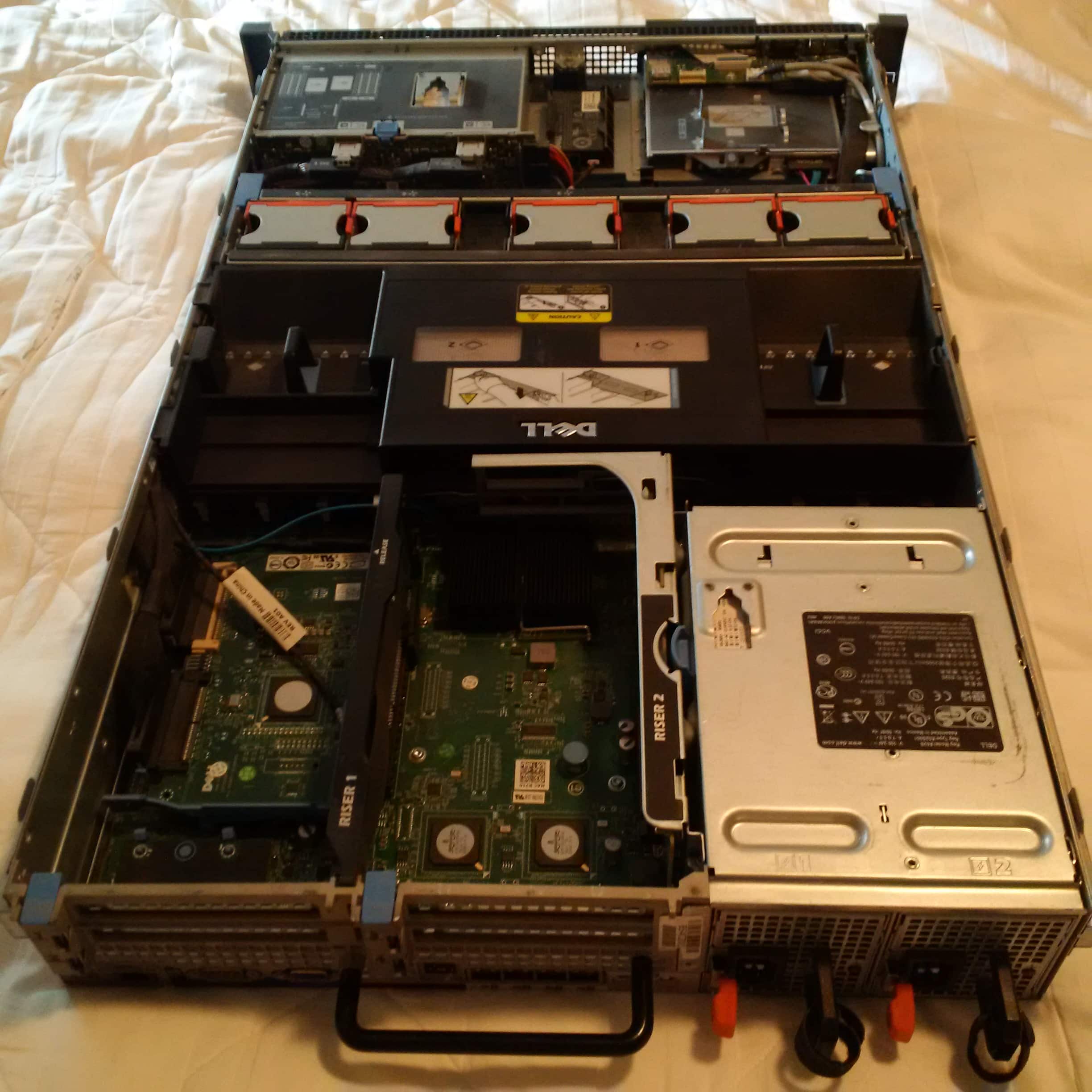 Dell PowerEdge R710 2U Server, Cisco Catalyst 3750G Managed Switch, Rack, Rails, Monitor, Keyboard, CAT5 cables…..