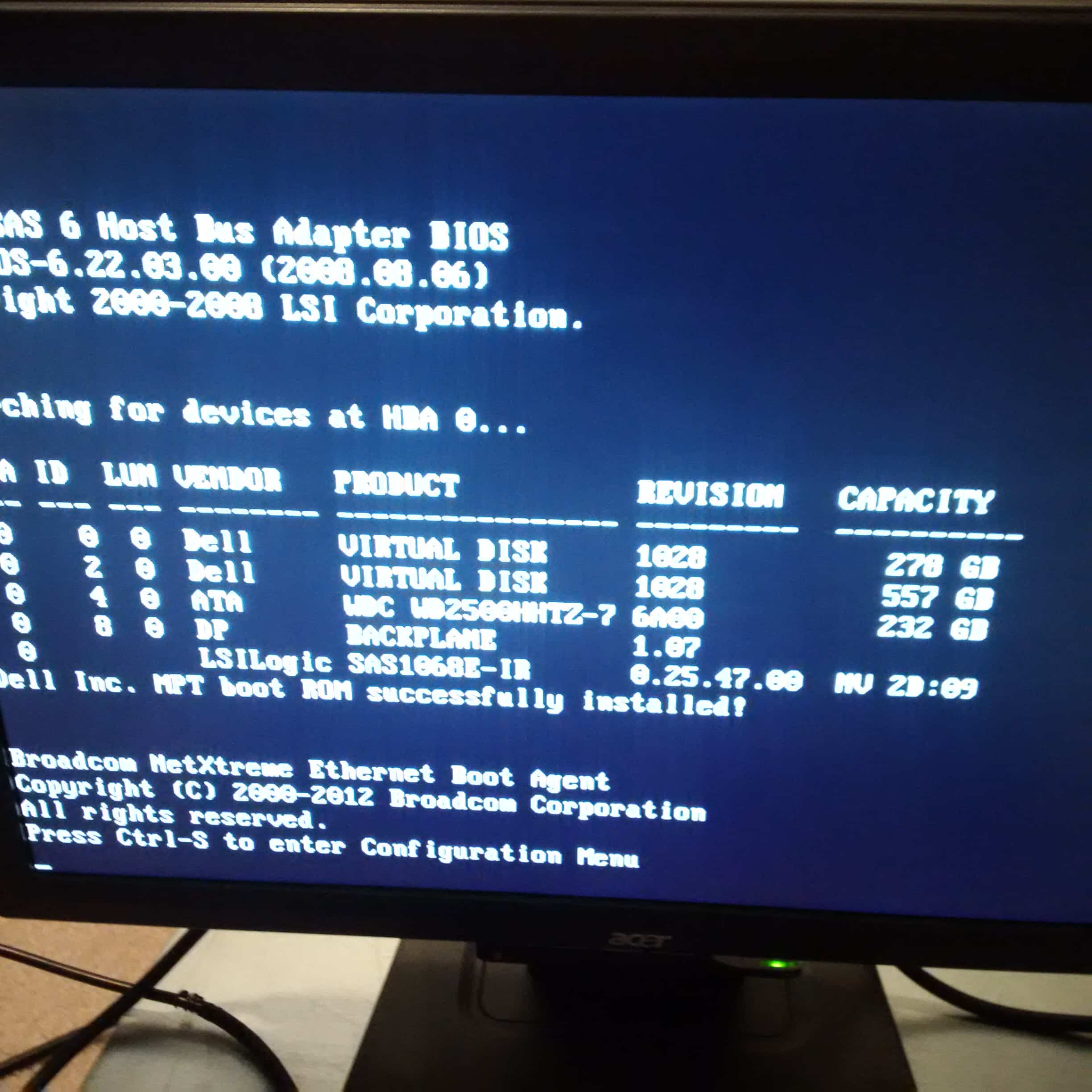 Dell PowerEdge R710 2U Server, Cisco Catalyst 3750G Managed Switch, Rack, Rails, Monitor, Keyboard, CAT5 cables…..