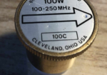 PRICE REDUCED Throughline Wattmeter Bird 43 100 Watt 100-250 MHz element (100C)