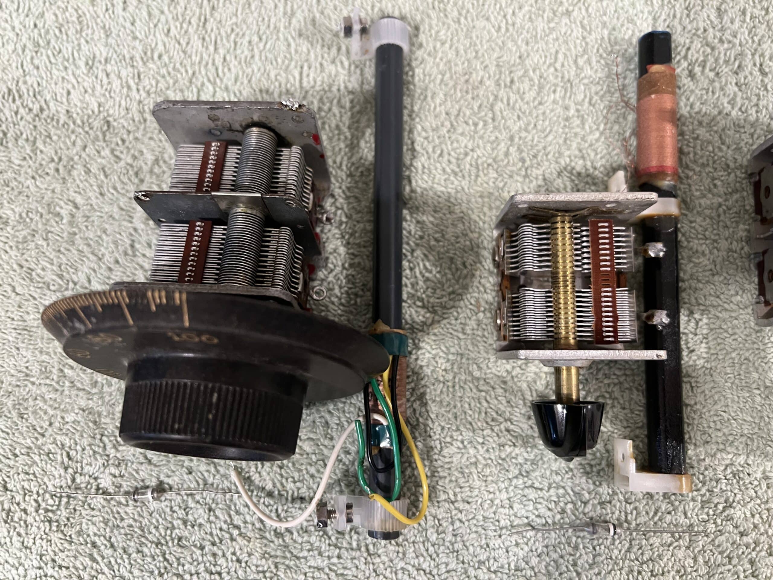 PARTS TO BUILD 4 CRYSTAL RADIOS