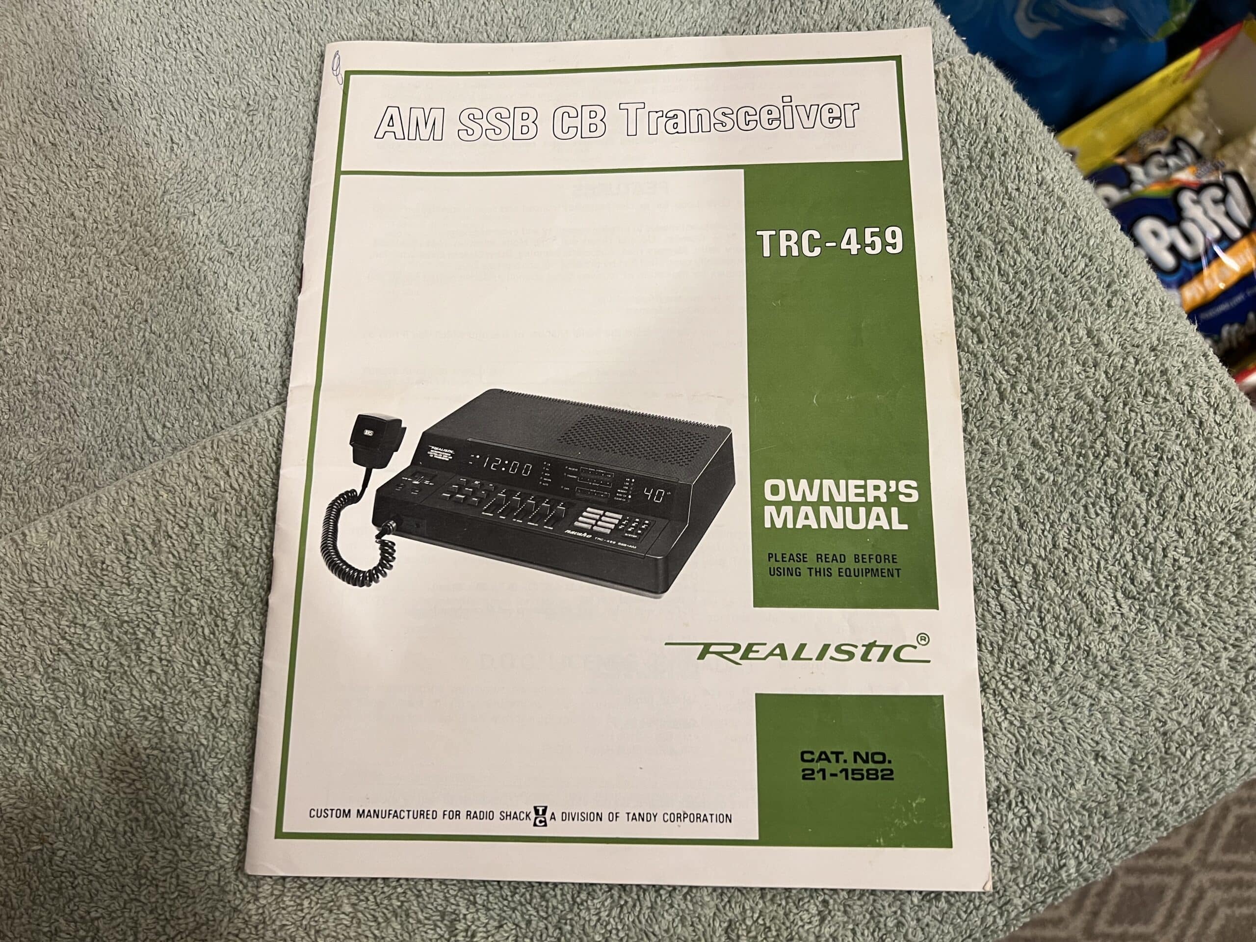 RARE 1979 REALISTIC TRC-459 AM/SSB 40 CHANNEL CB RADIO