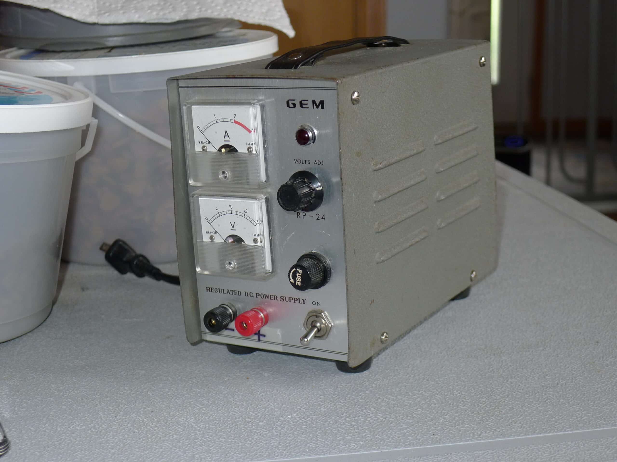 power supply with volt and amp meters – PRICE DROP!