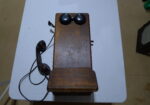 Nice vintage wood telephone – PRICE DROP!