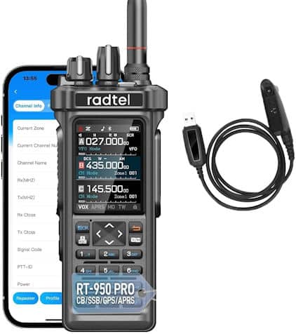 Radtel RT-950 PRO – UHF – VHF – 10M and more!