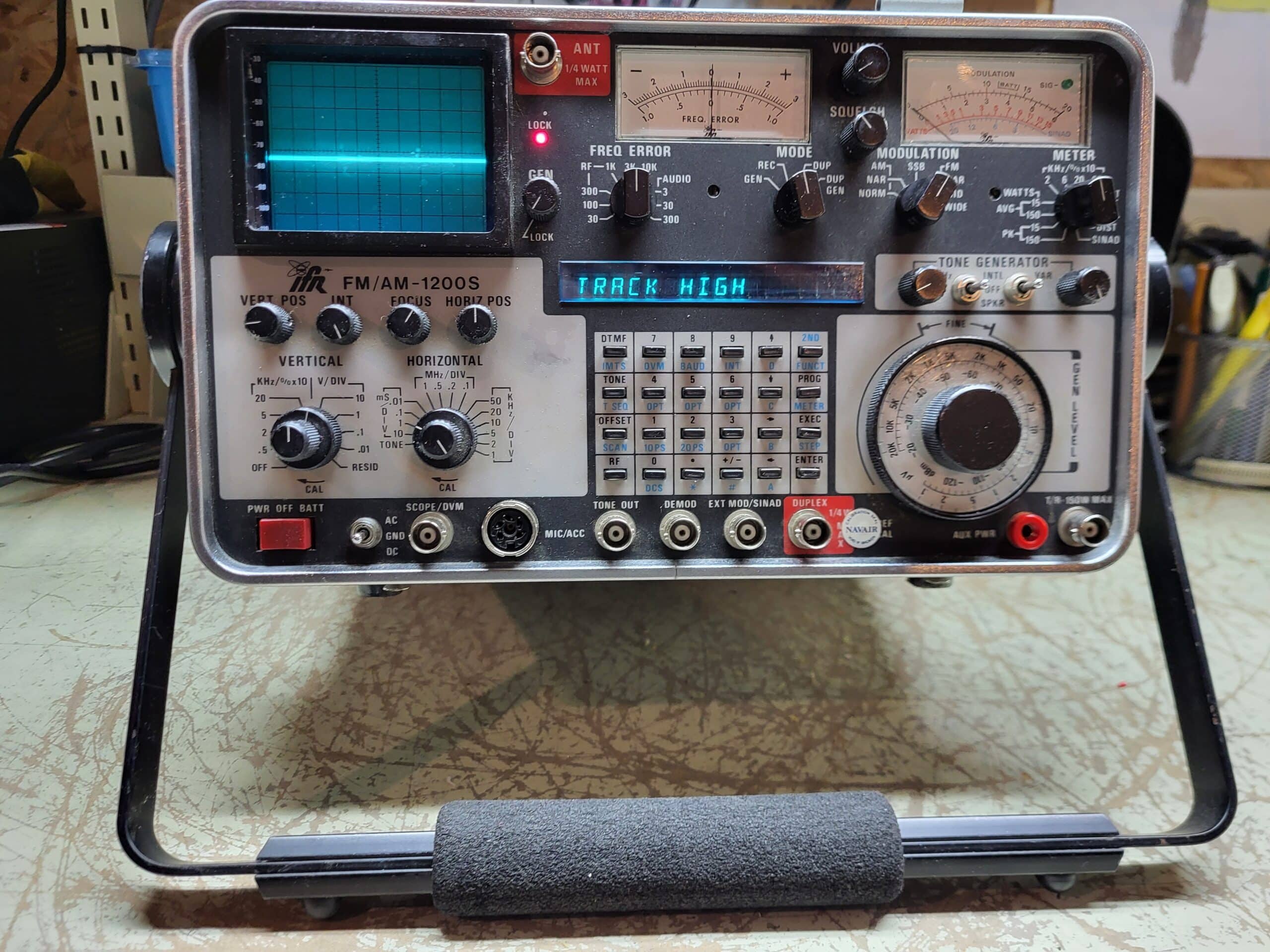 IFR1200-S with TG! Calibrated.