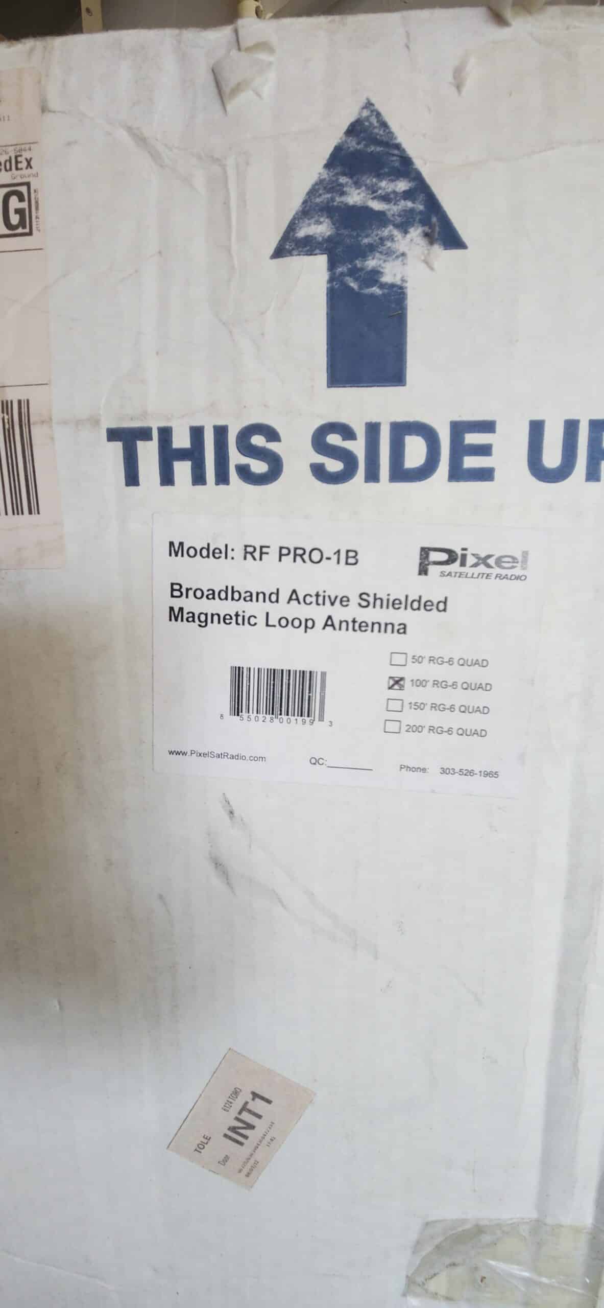 Pixel RF Pro-1B Active Magnetic Loop Antenna