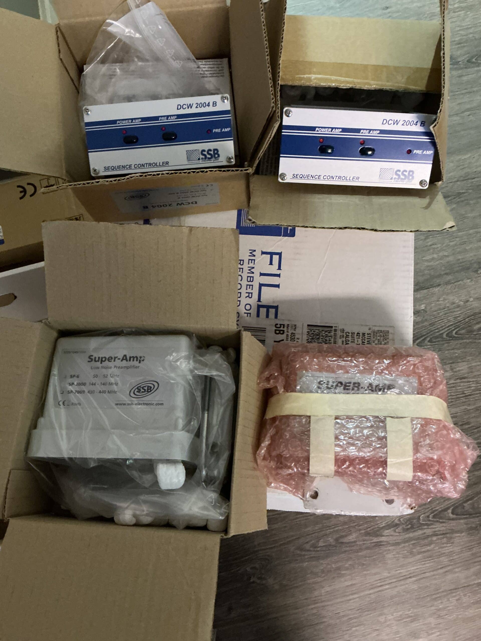 New and Used SSB Electronic VHF/UHF Sequencers and Pre-Amps