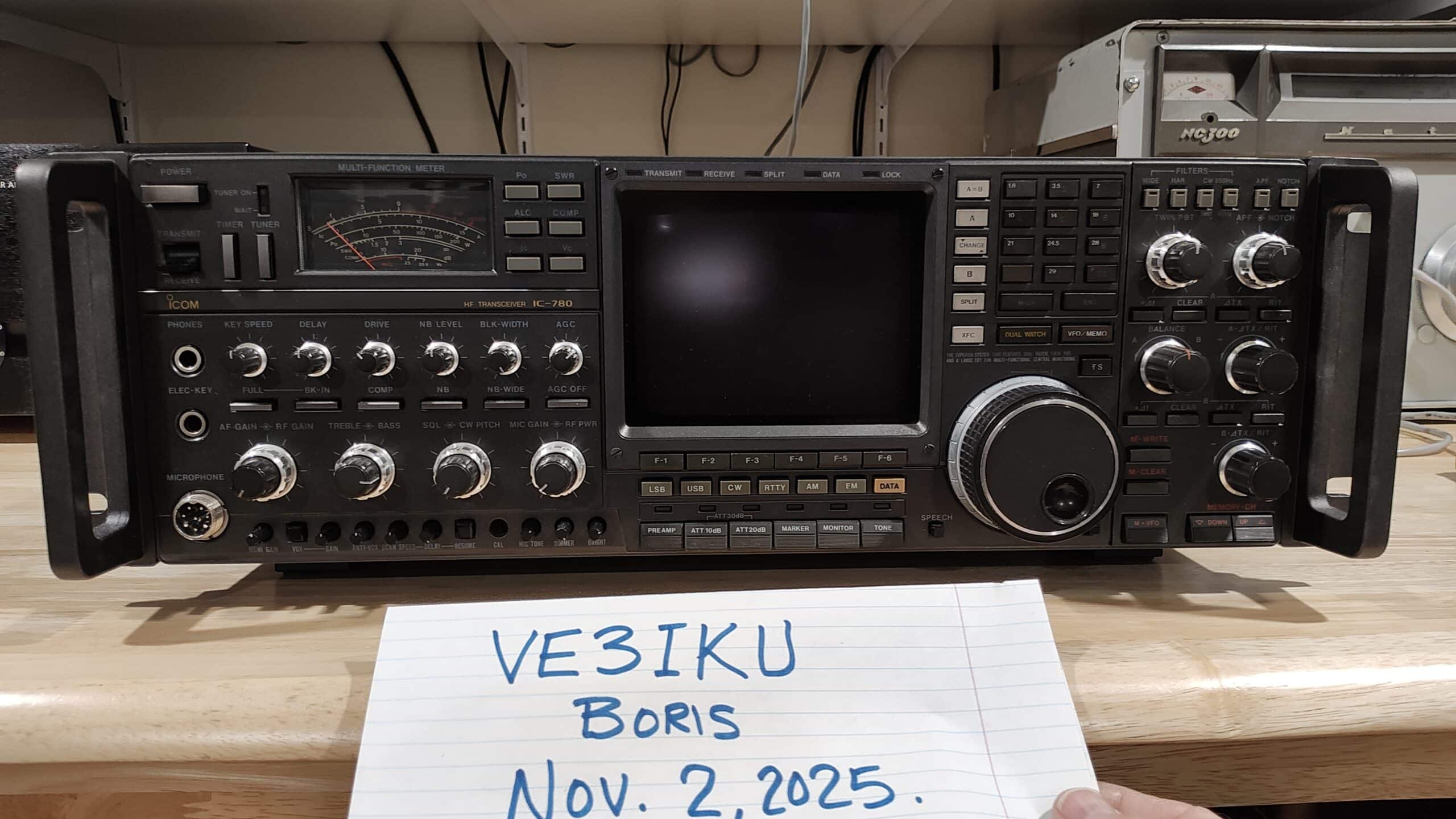 *SOLD PENDING PAYMENT * Icom IC-780 transceiver, excellent working condition