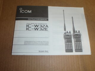 Manual-ICOM-IC-W32A-Instruction-Manual