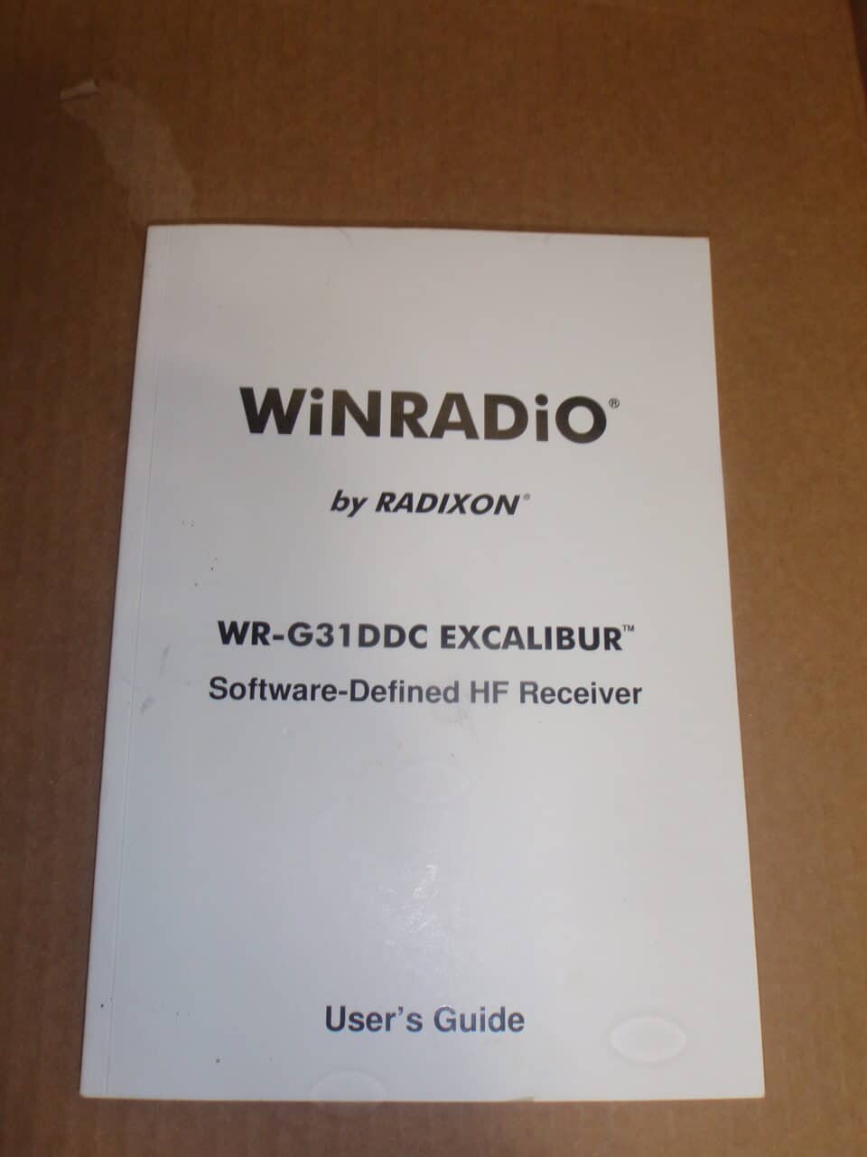 WINRADIO Users Guide W-G31DDC Excalibur