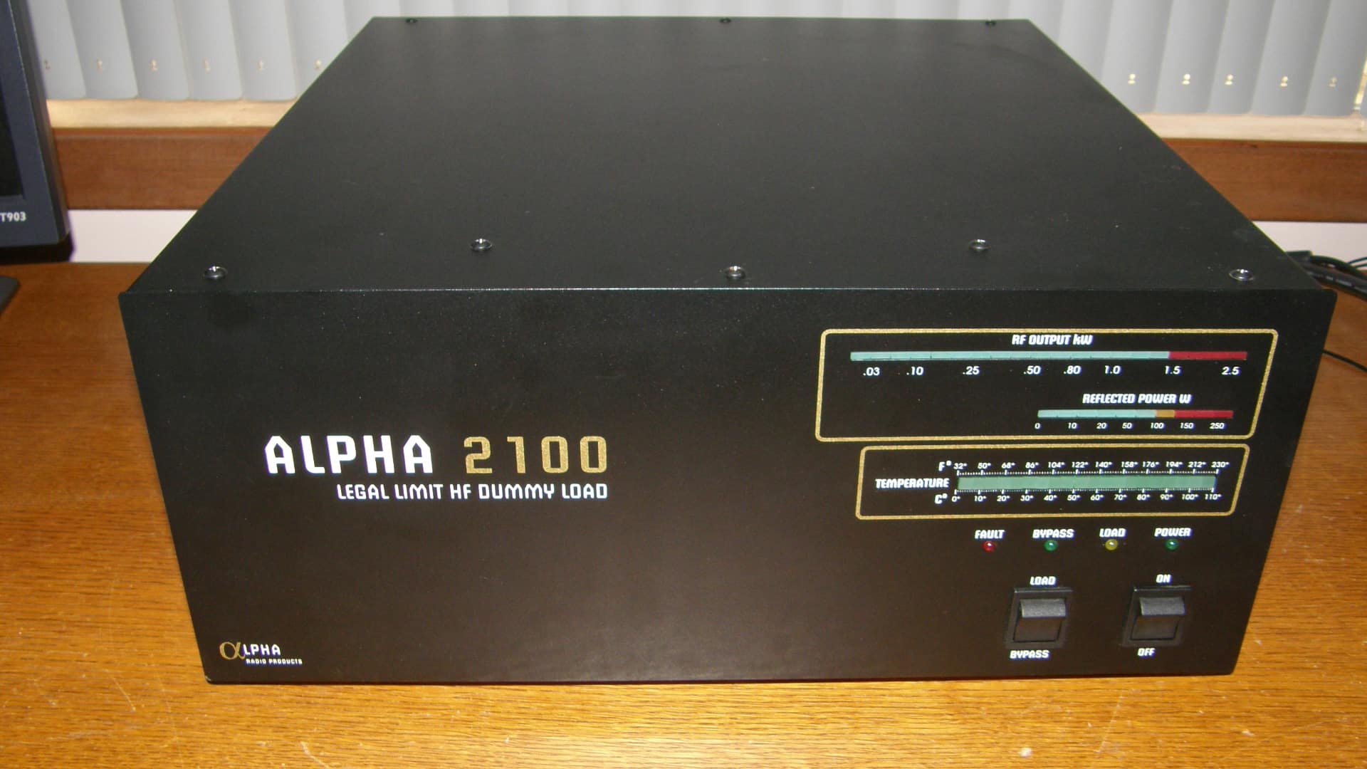 For sale Alpha 2100 1.5 kw continuous dummy load/wattmeter