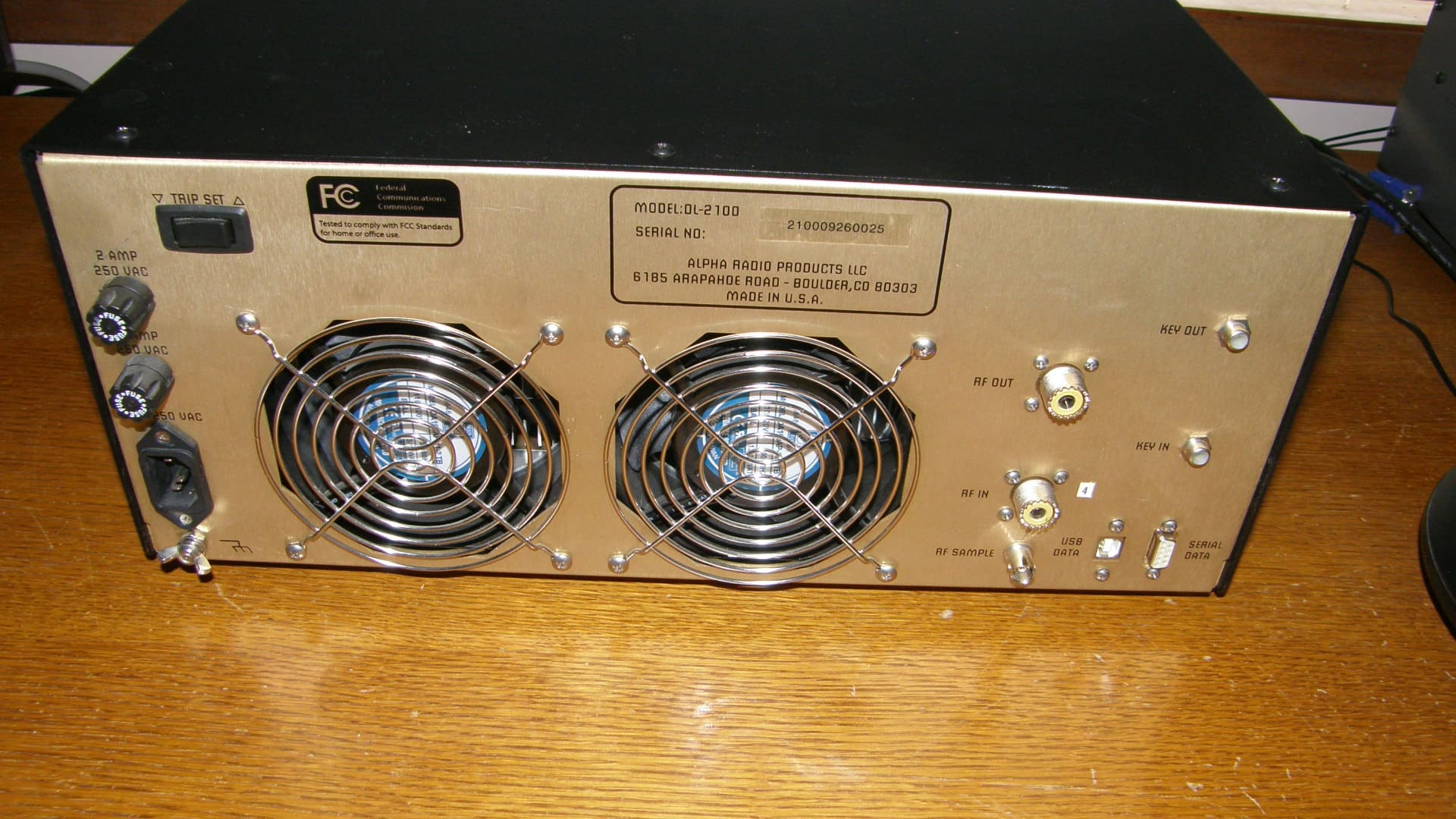 For sale Alpha 2100 1.5 kw continuous dummy load/wattmeter