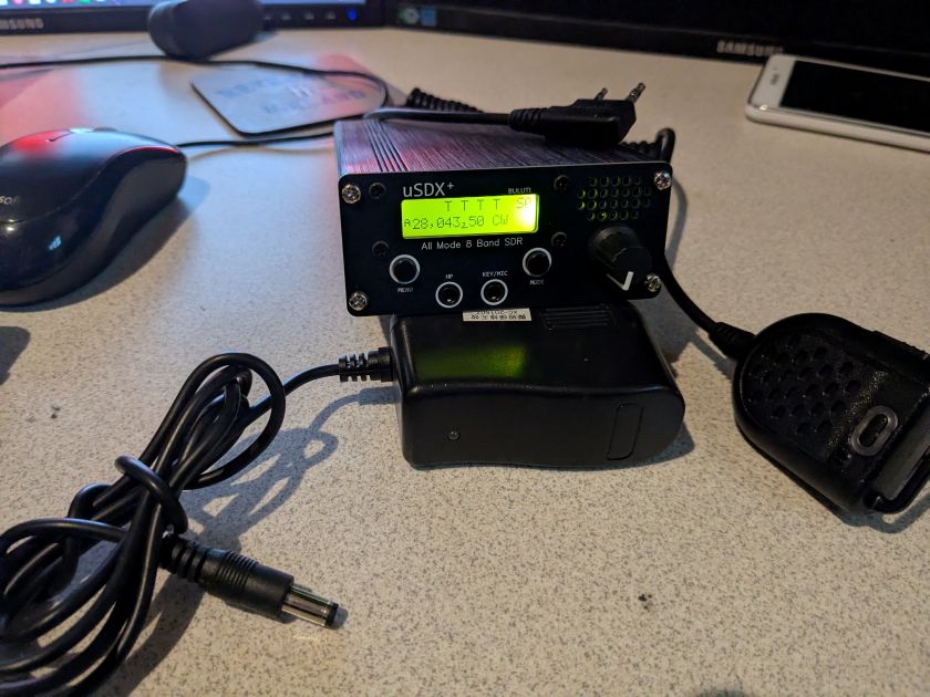 USDX+ 8 band QRP transceiver