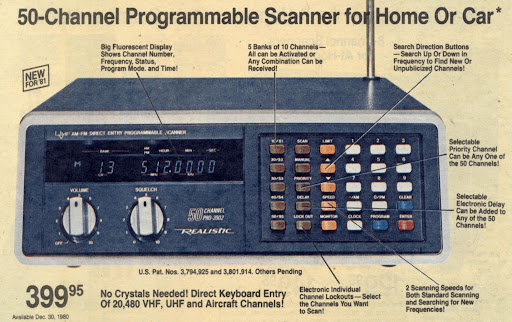 Radio Shack PRO-2002 scanner