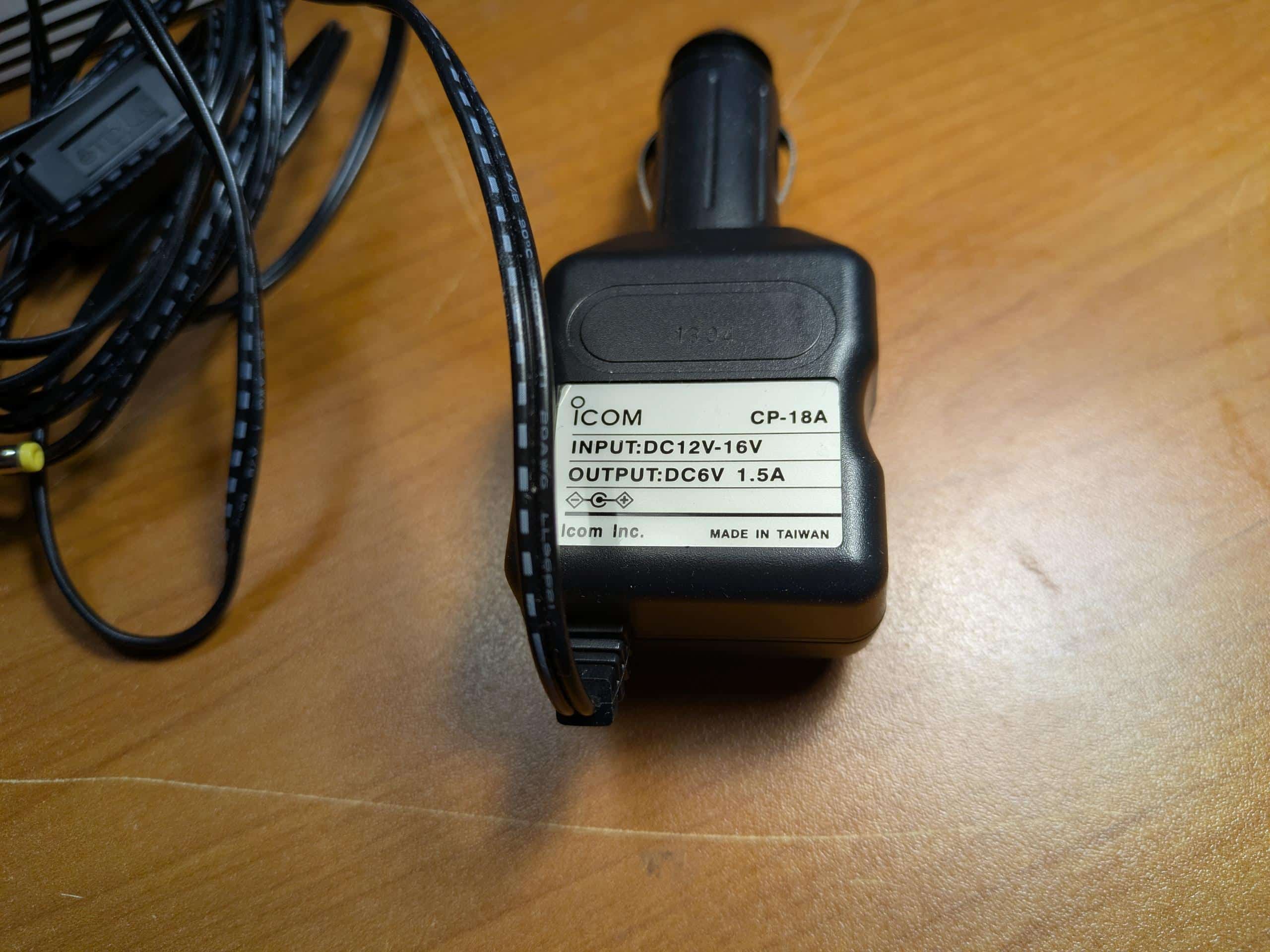Icom CP-18A Cig lighter Cable – Free