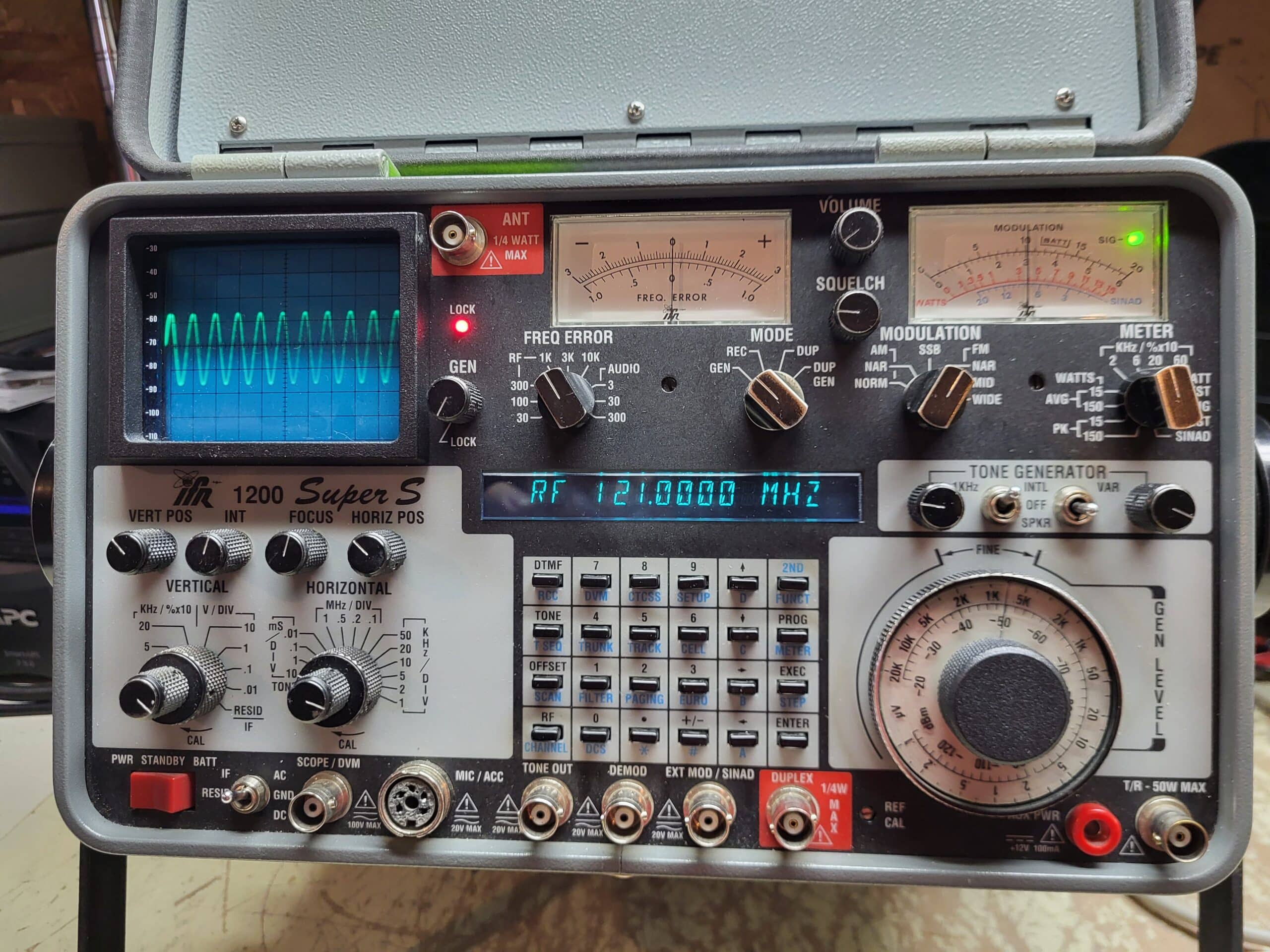 IFR 1200 Super S, calibrated!